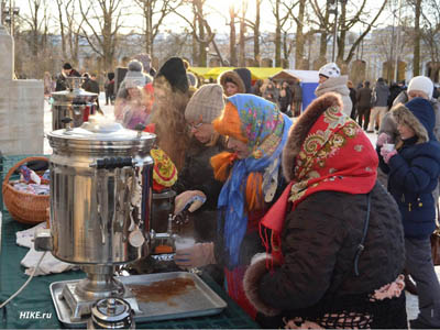 Рождественские гуляния в Пушкине. Фото 2015 года - открыть в новом окне