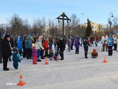 Рождественские гуляния в Пушкине. Фото 2015 года - открыть в новом окне