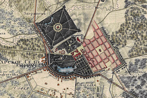 1817. Царское Село и город София